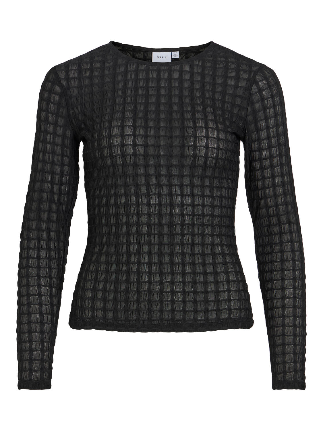 Vimirani o-neck l/s langærmet t-shirt – Black beauty